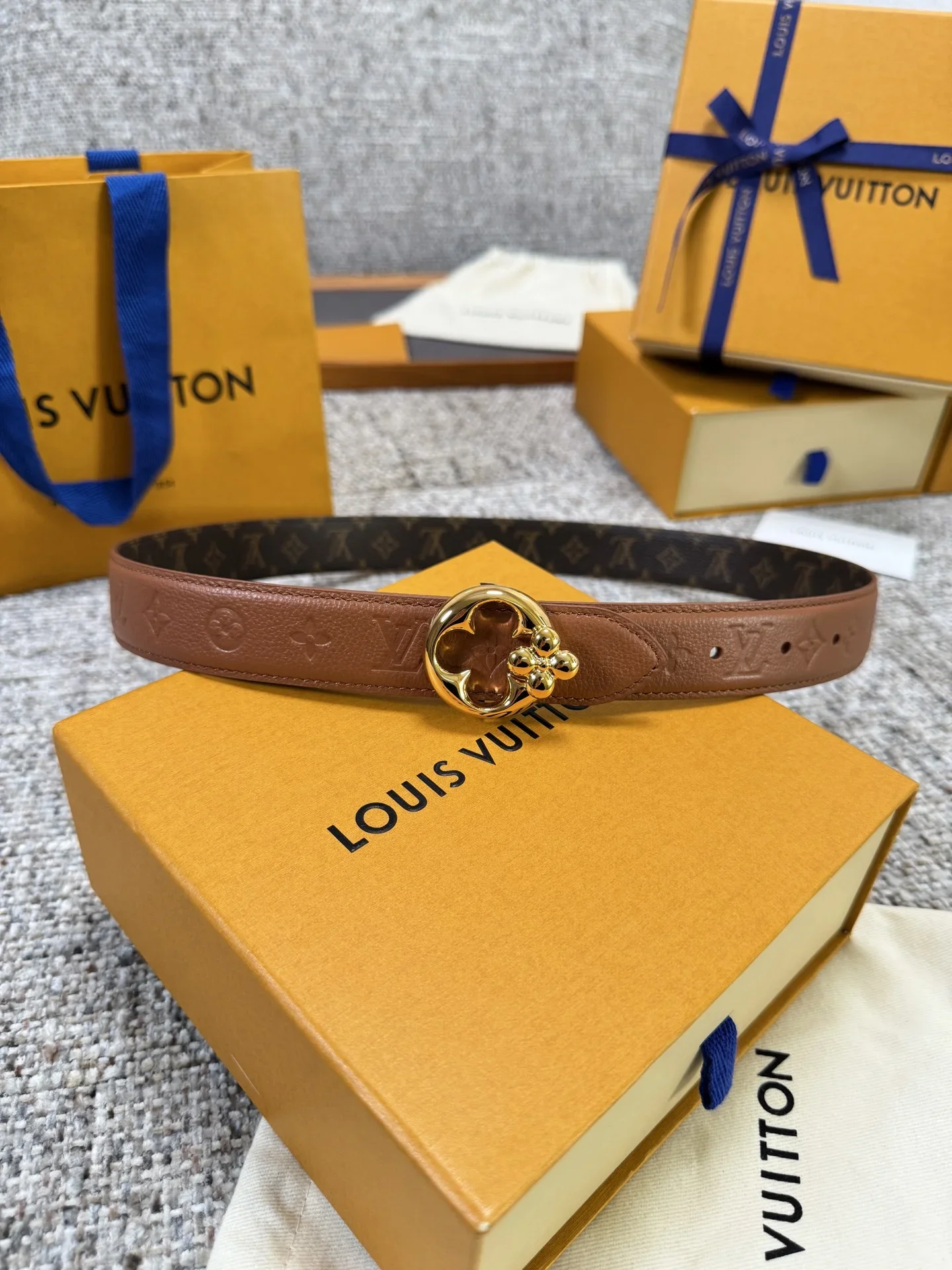 LV Belts Leather 3.0cm Width 160202607050621