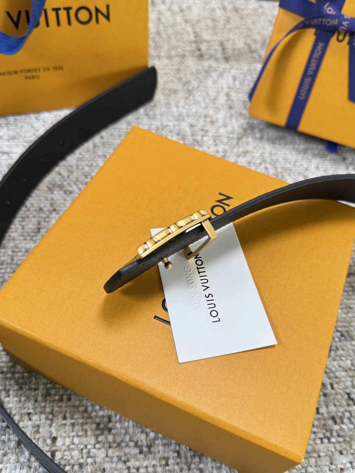 LV Belts Leather 4.0cm Width 160202607050822 - Image 7