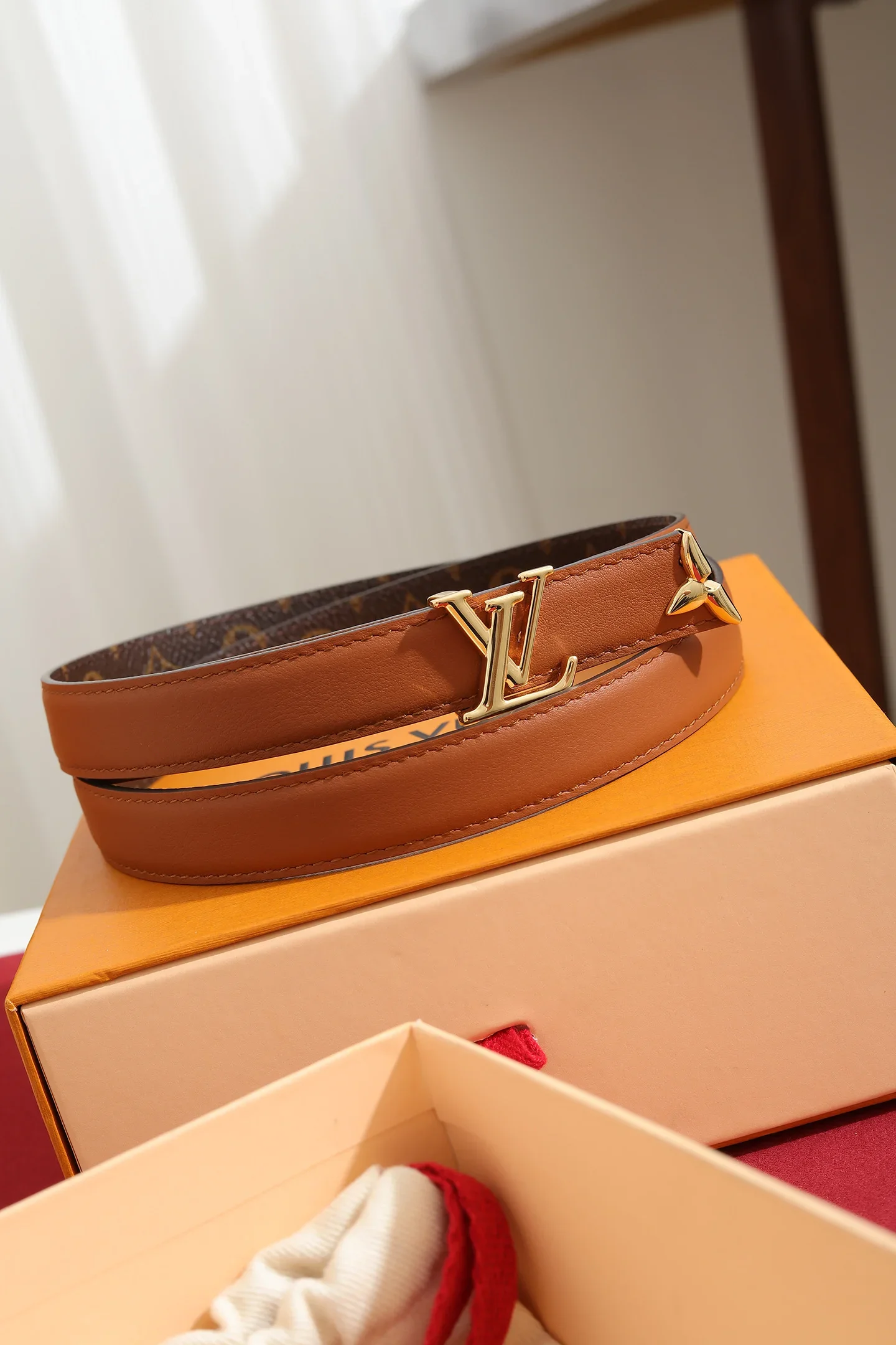 LV Belts Leather Canvas 160202607050495