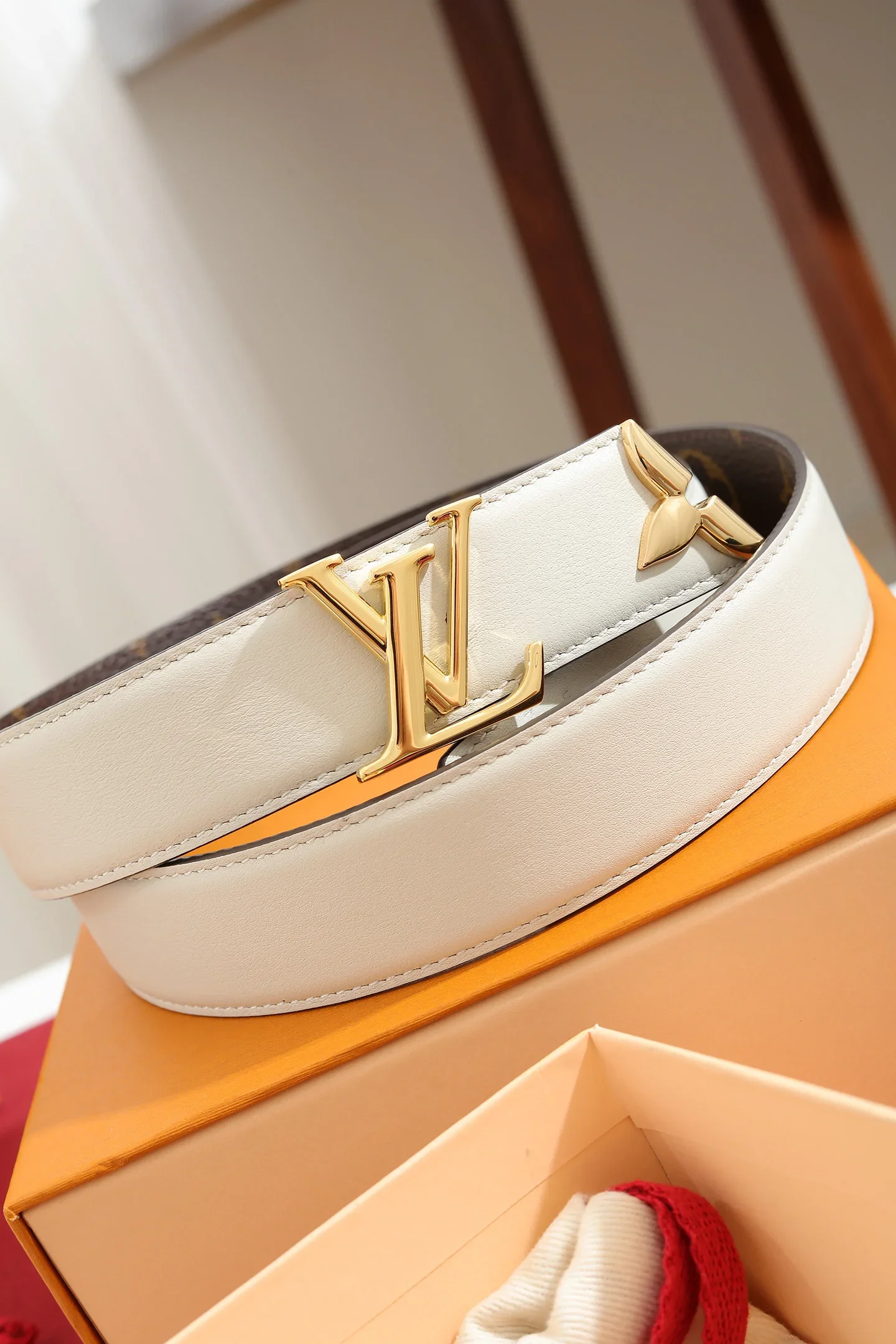 LV Belts Leather Canvas 160202607050496