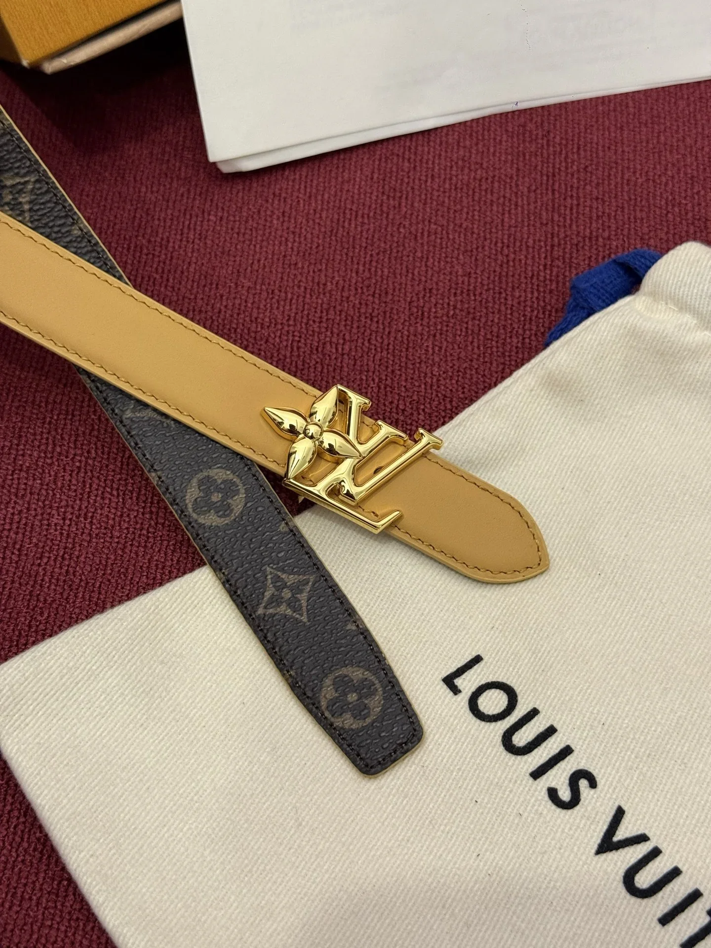 Alternative view of LV Belts Leather Canvas 160202607050630