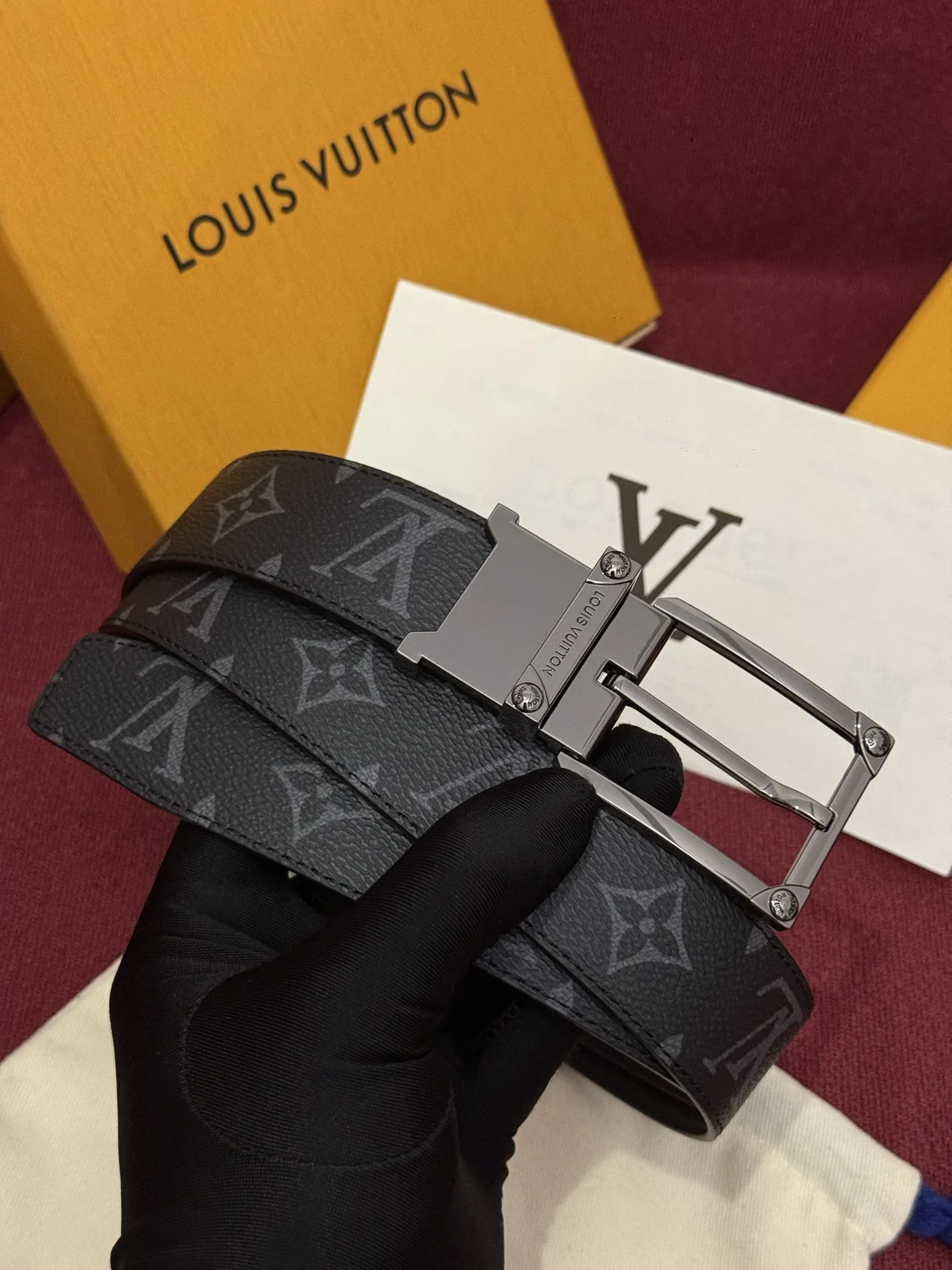 LV Belts Monogram Canvas 170202607050811 - Image 3