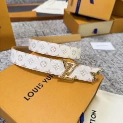 LV Belts Monogram Canvas 3.0cm Width 160202607050818