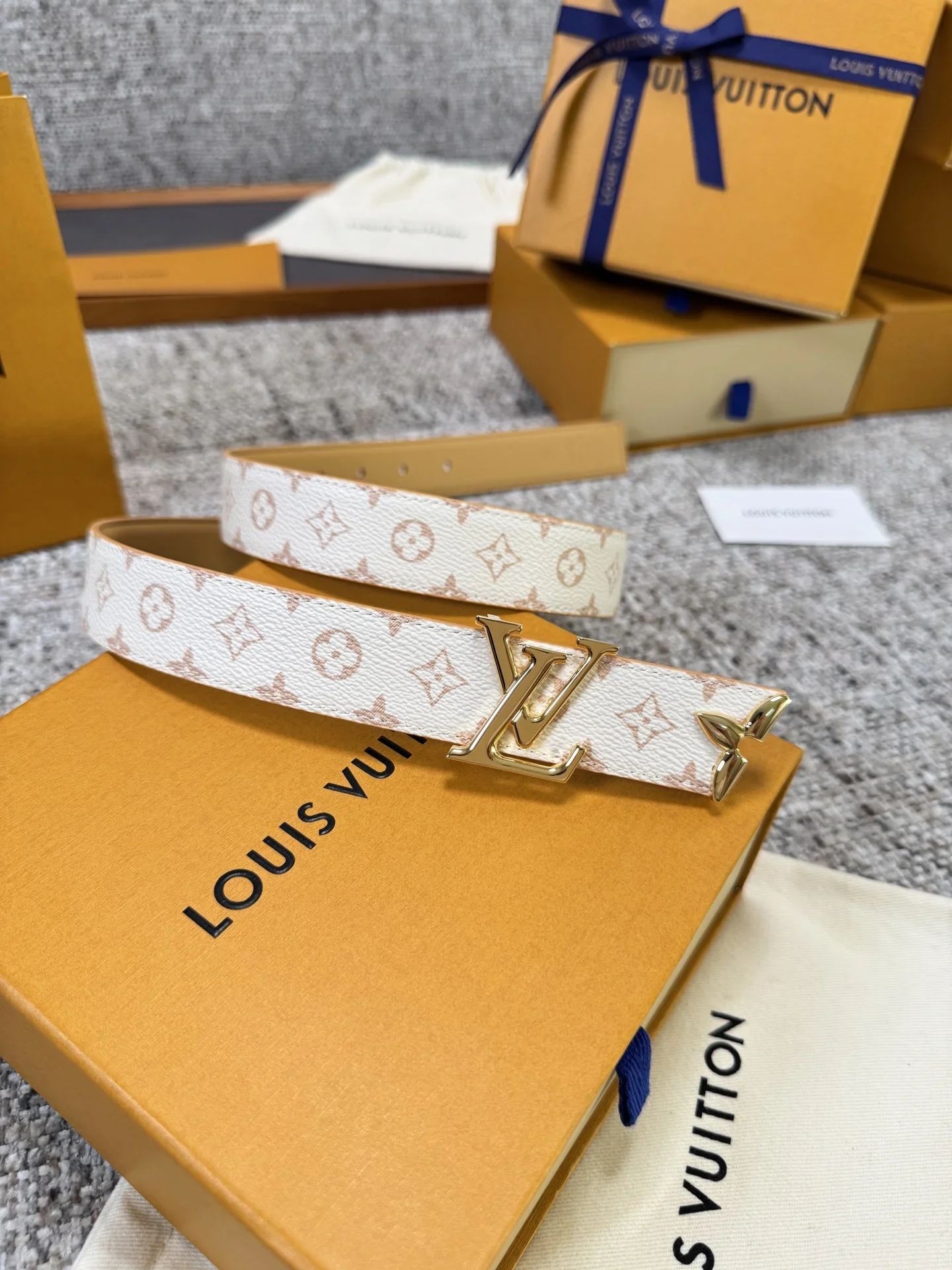 LV Belts Monogram Canvas 3.0cm Width 160202607050818