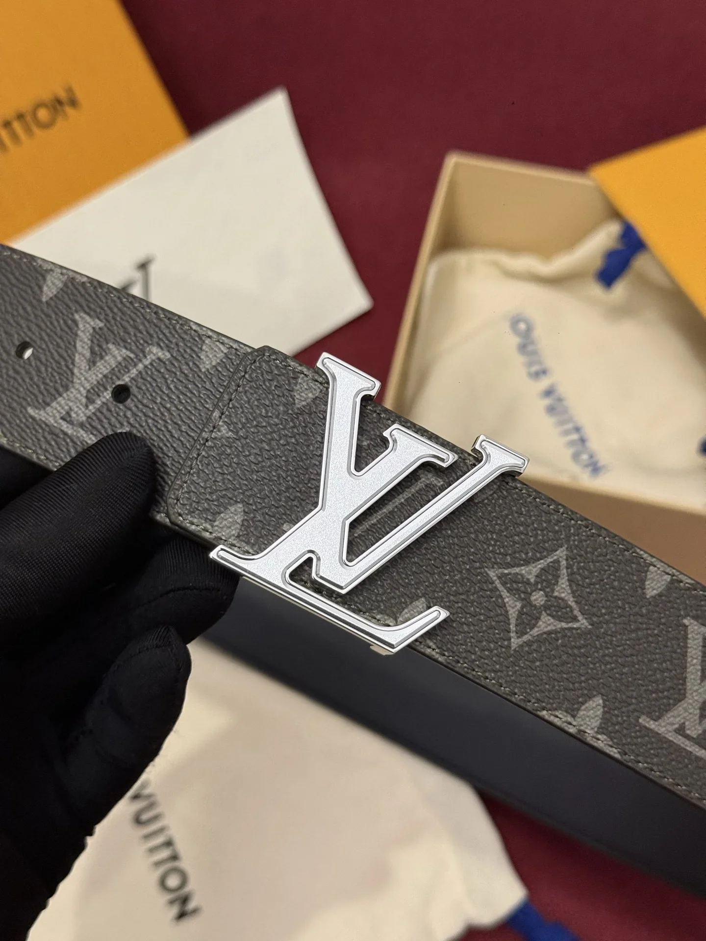 LV Belts Monogram Canvas Leather 160202607050525