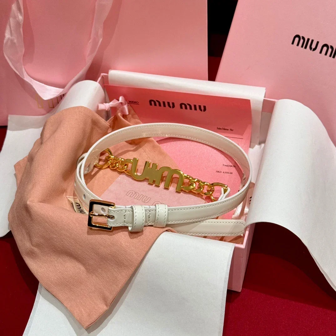 MIU MIU Accessories Lambskin (White) 200202607050687