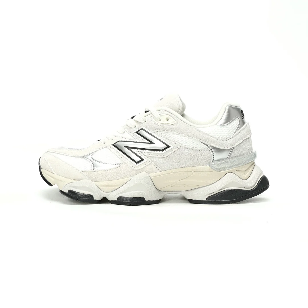 New Balance 9060 White Black Metallic Silver U9060ZWD