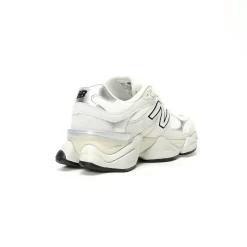 Alternative view of New Balance 9060 White Black Metallic Silver U9060ZWD