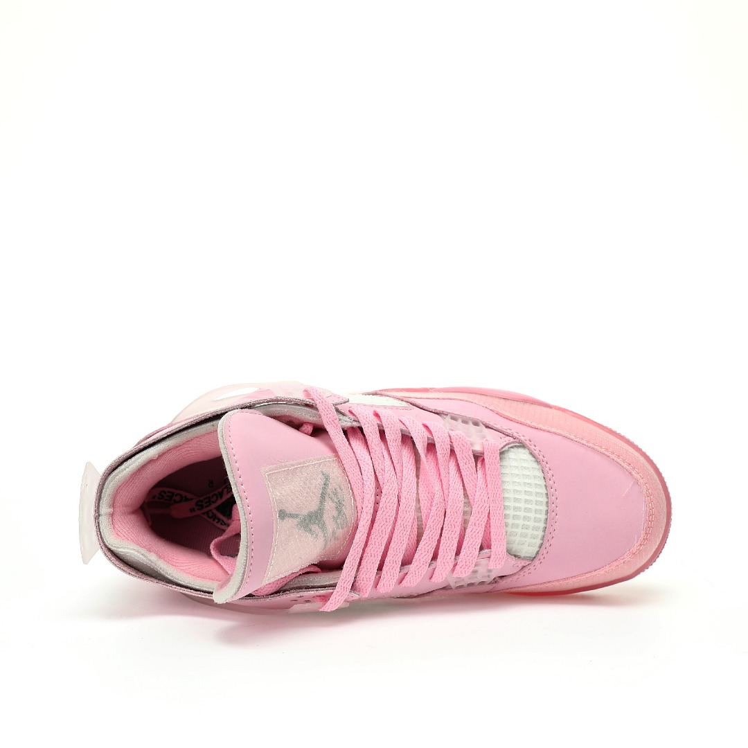 Nike Air Jordan 4 Retro Ice Pink AJ4 OW CV9388-105 - Image 4