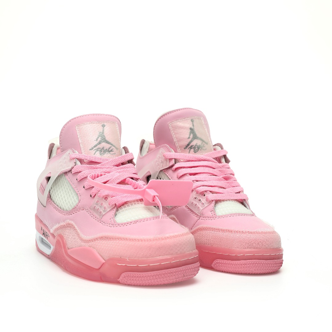 Nike Air Jordan 4 Retro Ice Pink AJ4 OW CV9388-105 - Image 6