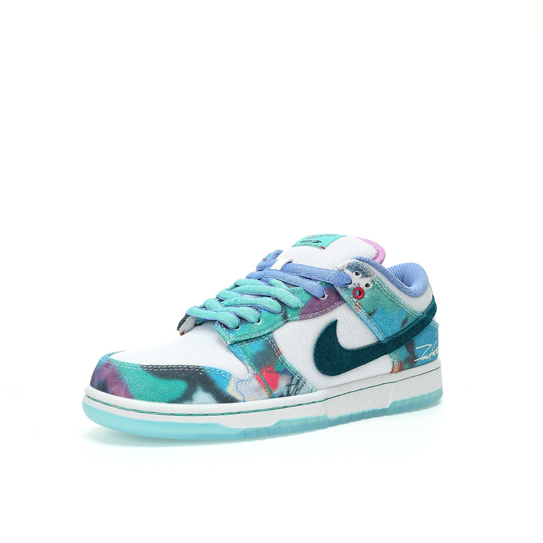 Nike SB Dunk Low Pro Bleached Aqua HF6061-400 - Image 2