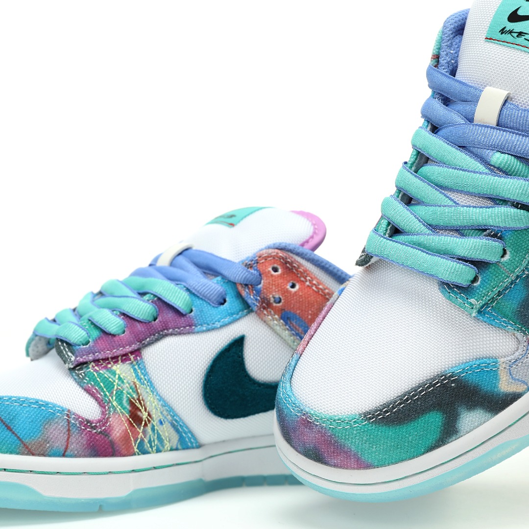 Nike SB Dunk Low Pro Bleached Aqua HF6061-400 - Image 8