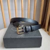 PRADA Belts Calfskin Leather (Black) 2.5cm Width 170202607050723