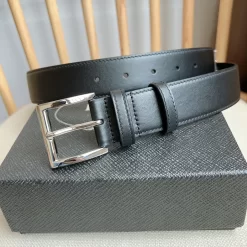 Alternative view of PRADA Belts Calfskin Leather (Black) 3.5cm Width 180202607050750