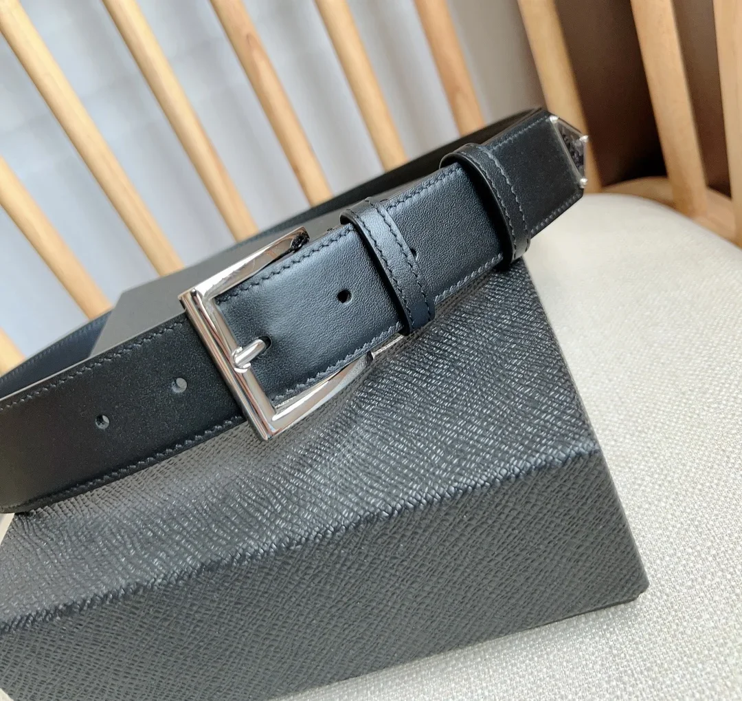 PRADA Belts Calfskin Leather (Black) 3.5cm Width 180202607050750 - Image 7