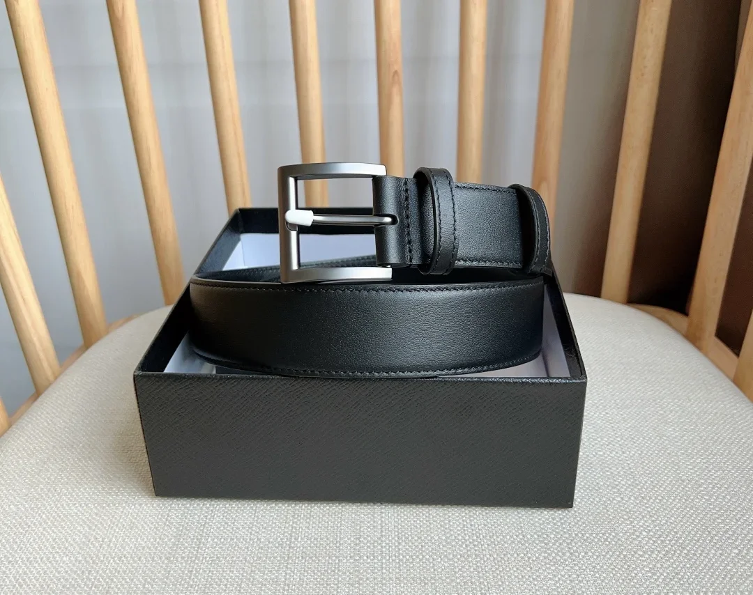 PRADA Belts Calfskin Leather (Black) 3.5cm Width 180202607050752 - Image 5