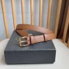 PRADA Belts Calfskin Leather (Brown) 2.5cm Width 170202607050759