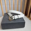 PRADA Belts Calfskin Leather (White) 2.5cm Width 170202607050726