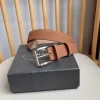 PRADA Belts Grained Leather (Brown) 3.5cm Width 180202607050716