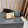 PRADA Belts Saffiano Leather (Black) 3.5cm Width 180202607050744