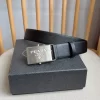 PRADA Belts Saffiano Leather (Black) 3.5cm Width 180202607050745