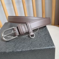 Alternative view of PRADA Belts Smooth Leather (Brown) 2.5cm Width 180202607050754