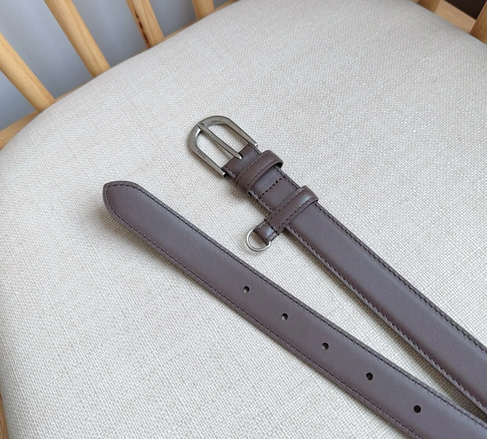PRADA Belts Smooth Leather (Brown) 2.5cm Width 180202607050754 - Image 6
