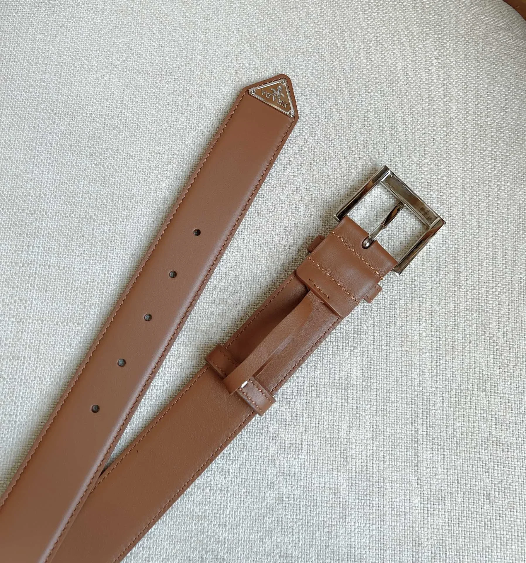 PRADA Belts Smooth Leather (Brown) 3.5cm Width 180202607050755 - Image 6