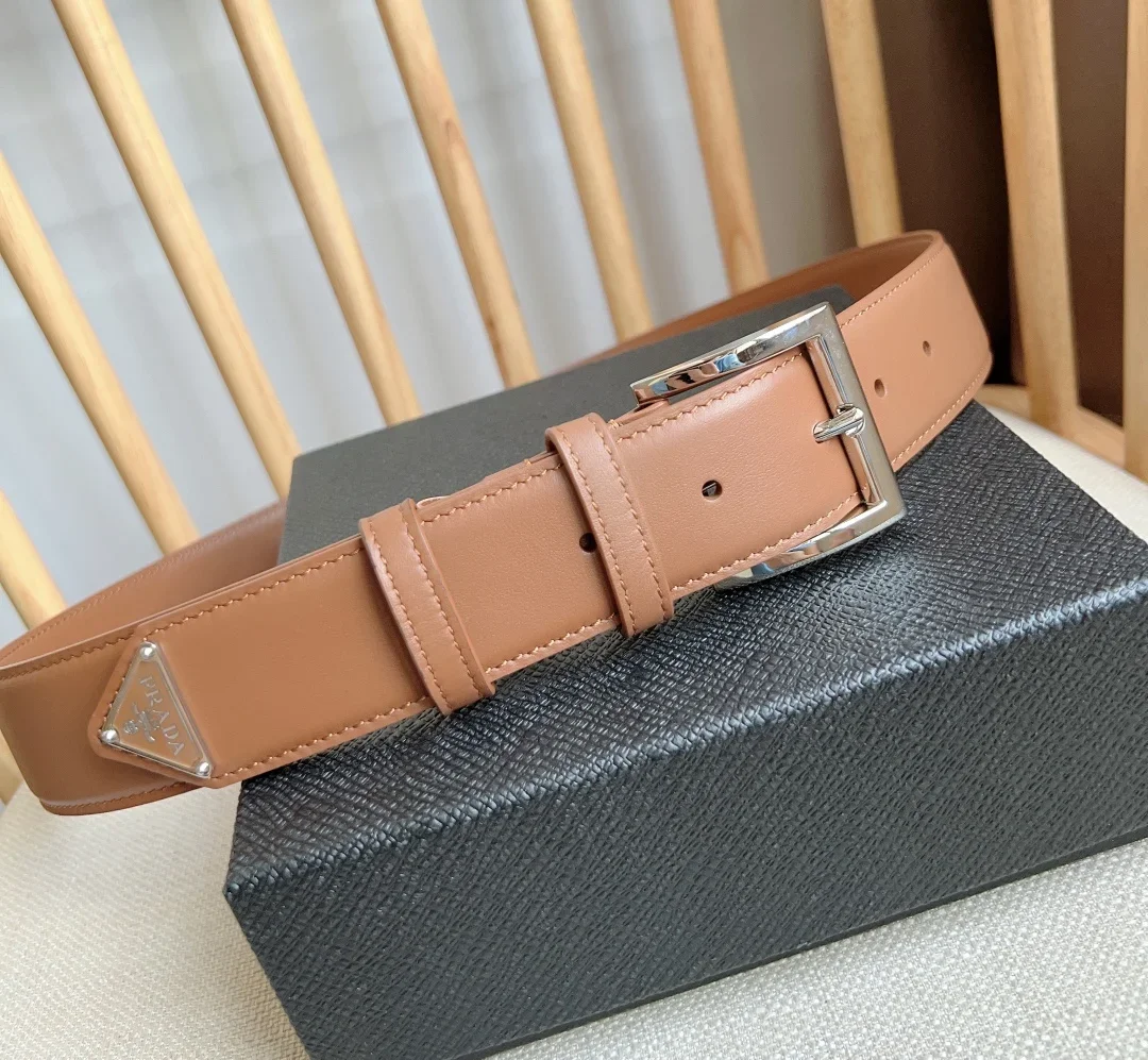 PRADA Belts Smooth Leather (Brown) 3.5cm Width 180202607050755 - Image 7