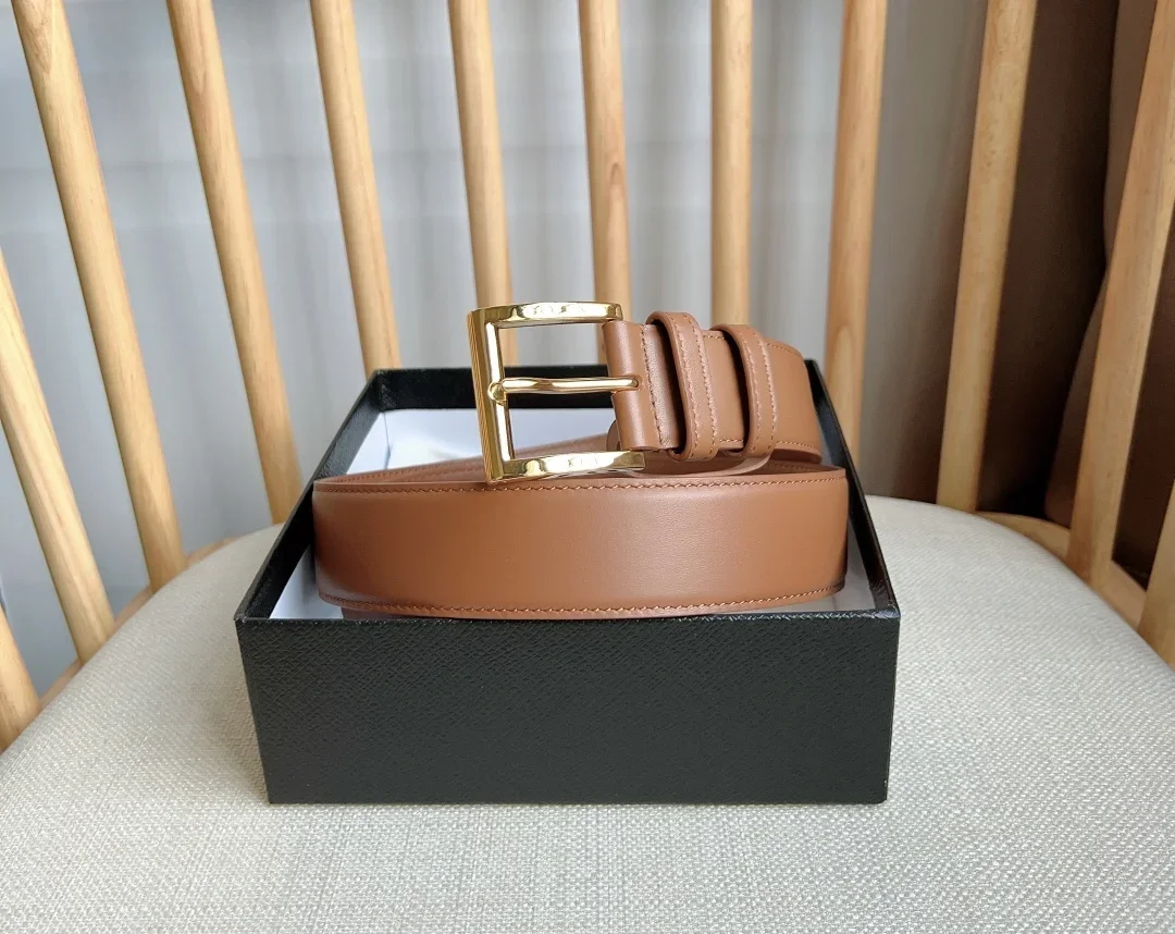 PRADA Belts Smooth Leather (Brown) 3.5cm Width 180202607050756 - Image 5