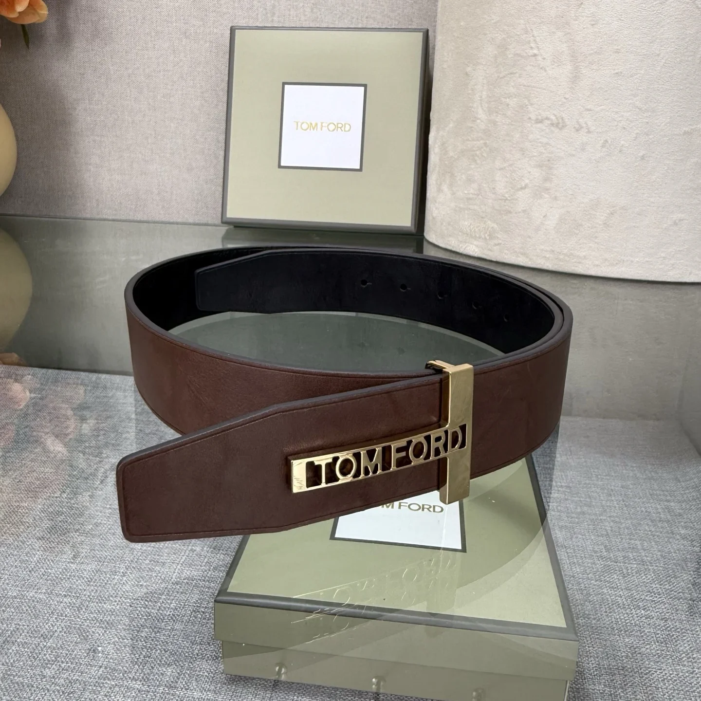 TOM FORD Belts Calf Leather 170202607050783 - Image 2