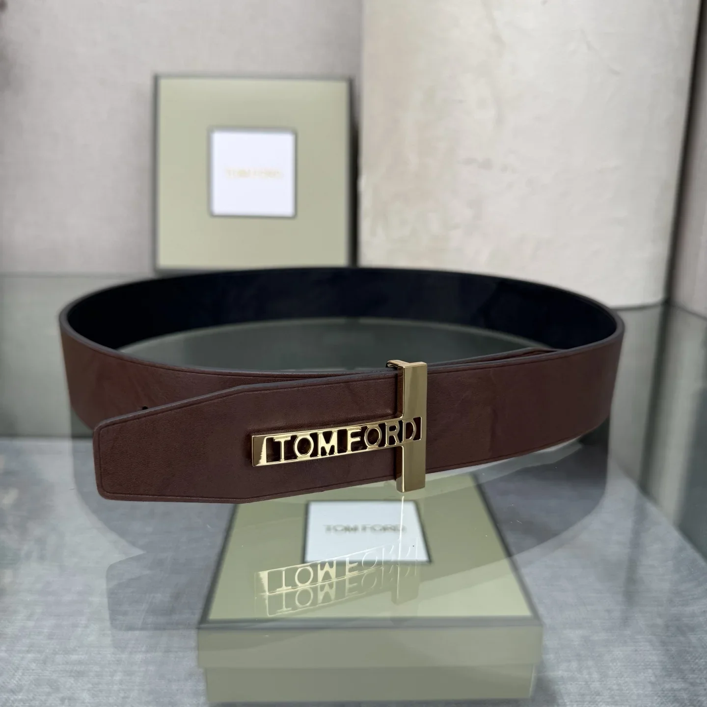 TOM FORD Belts Calf Leather 170202607050783 - Image 3