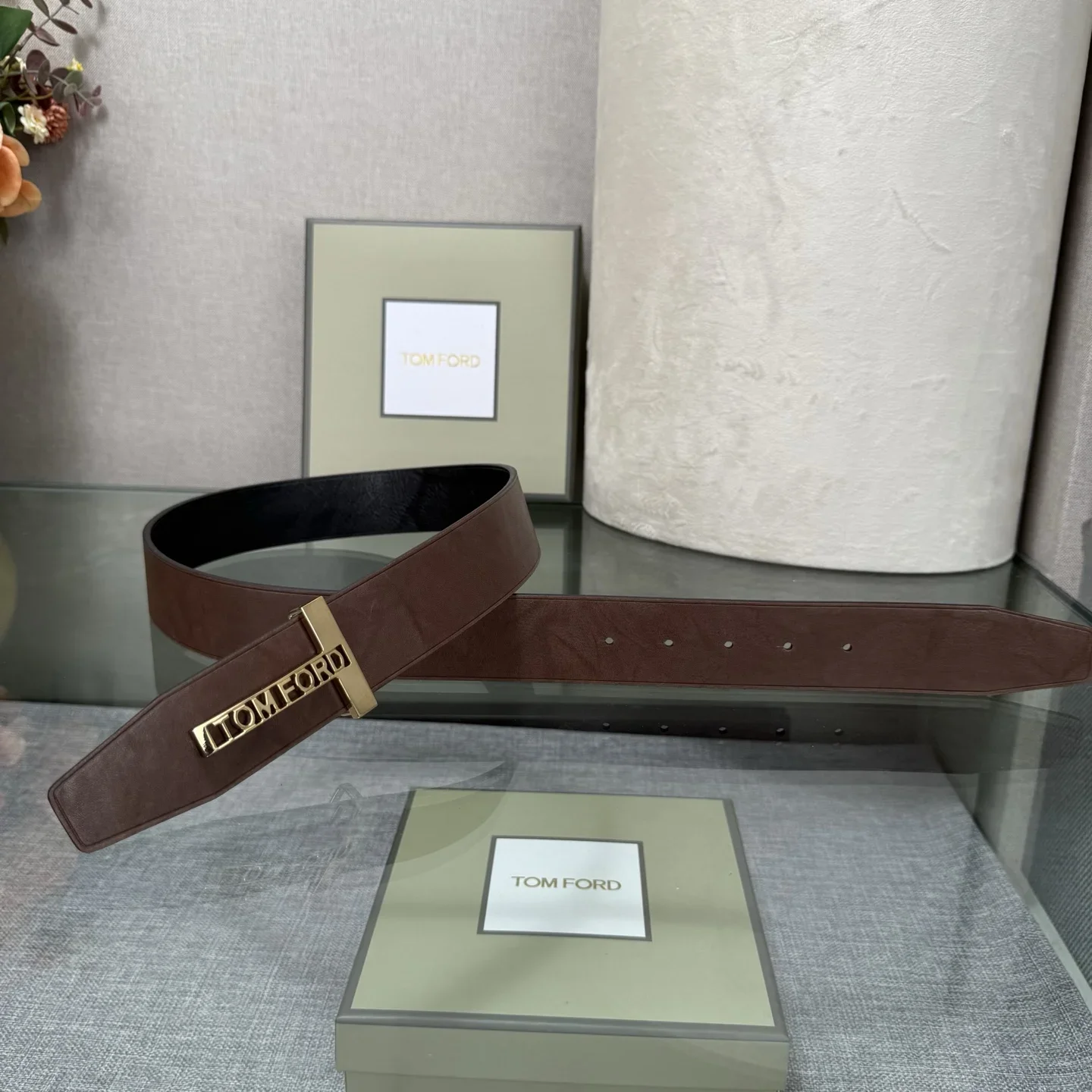 TOM FORD Belts Calf Leather 170202607050783 - Image 4