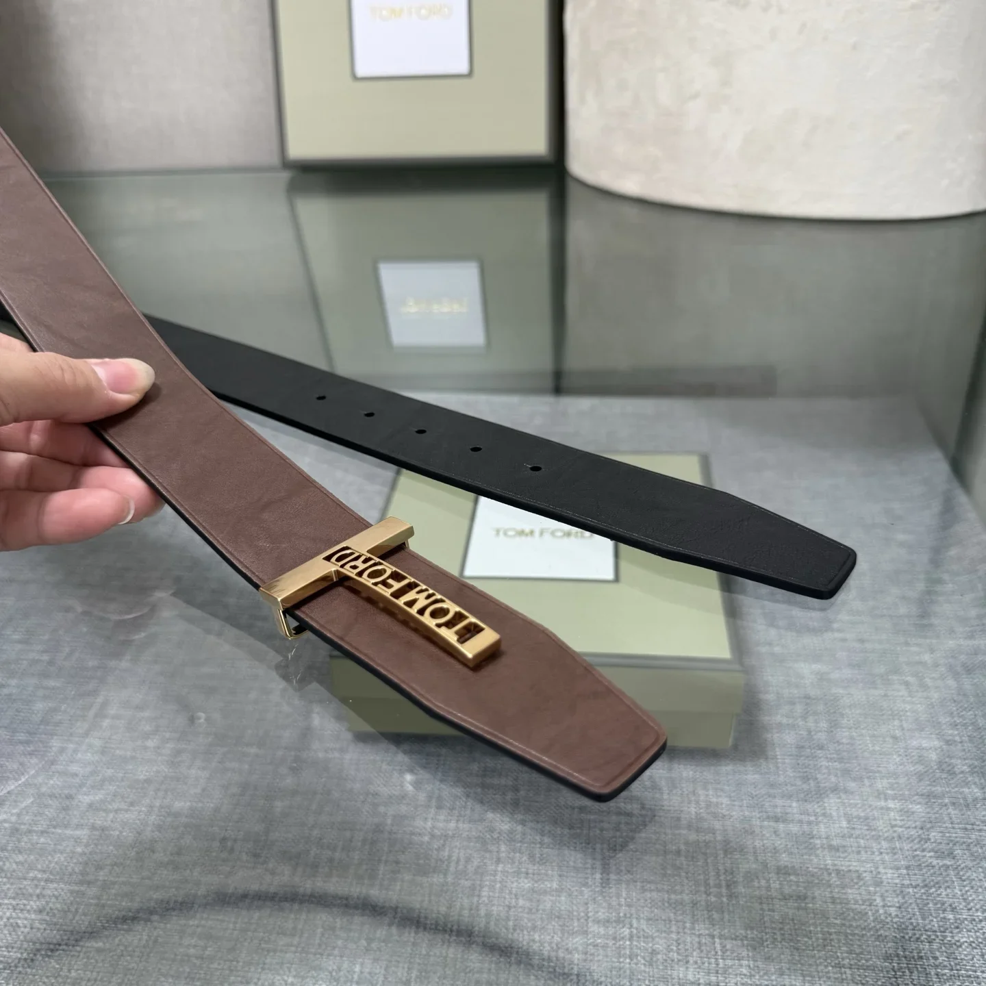 TOM FORD Belts Calf Leather 170202607050783 - Image 5