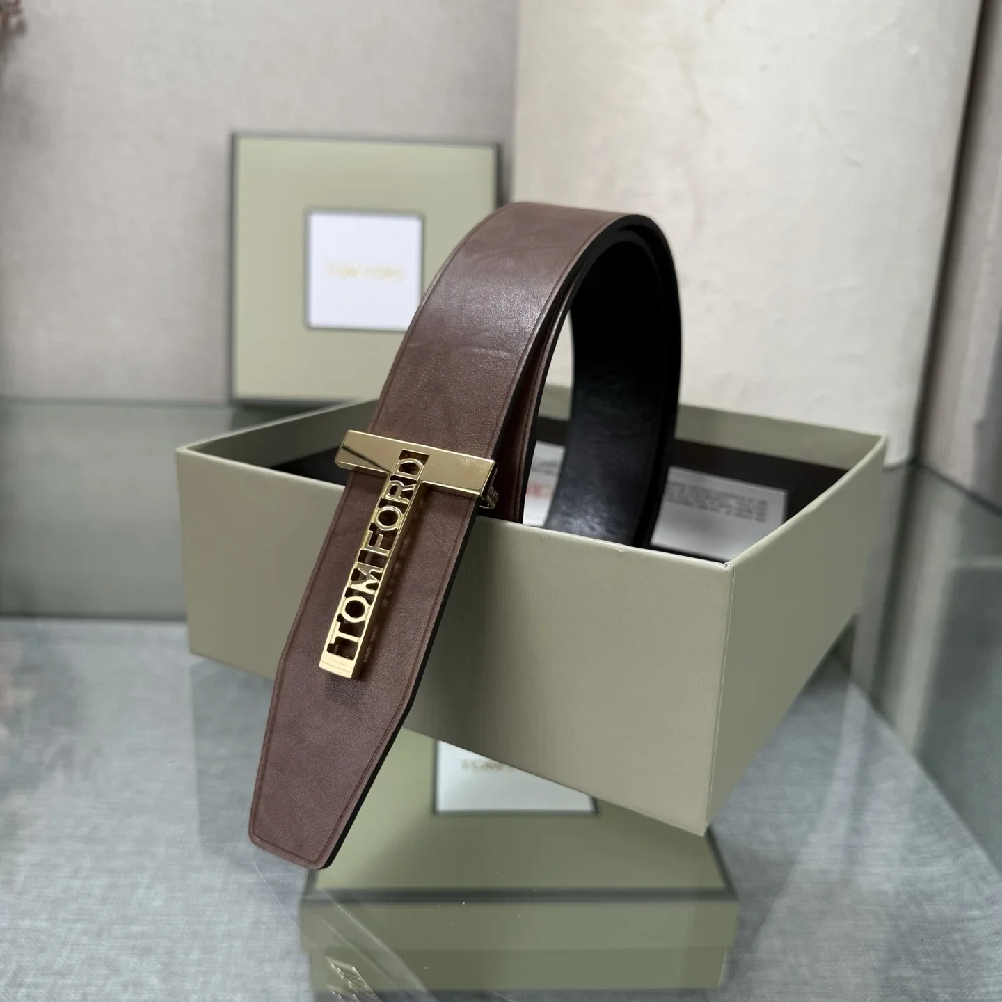 TOM FORD Belts Calf Leather 170202607050783 - Image 6