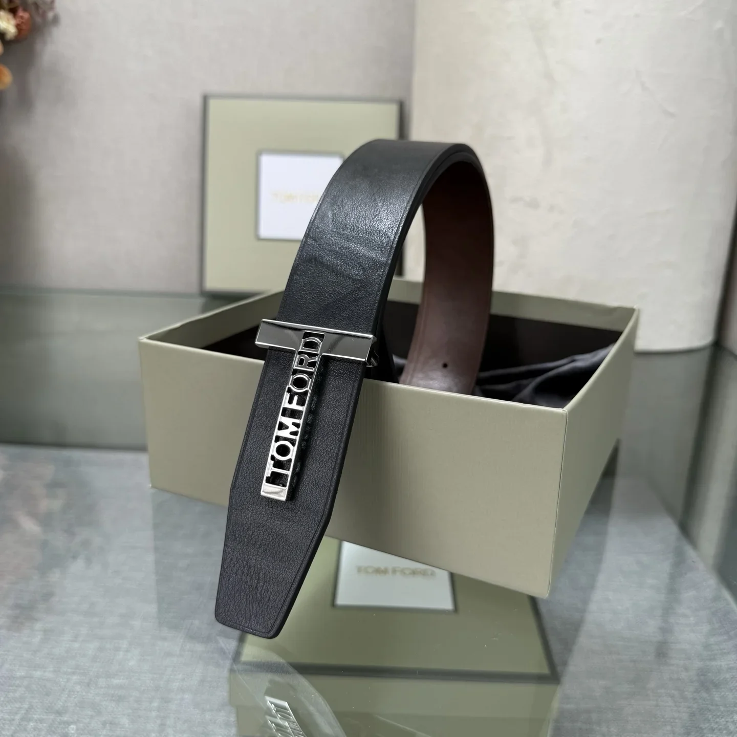 TOM FORD Belts Calf Leather 170202607050784 - Image 2
