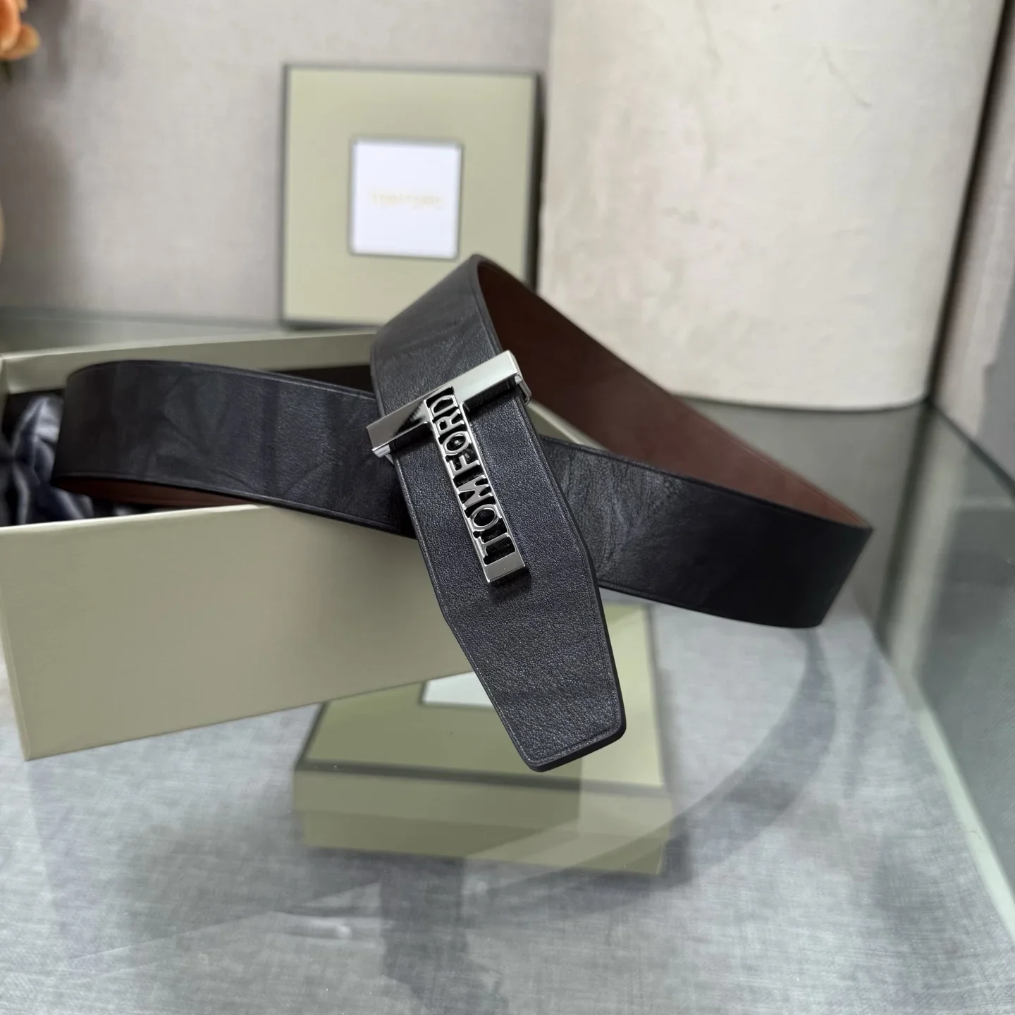 TOM FORD Belts Calf Leather 170202607050784 - Image 3