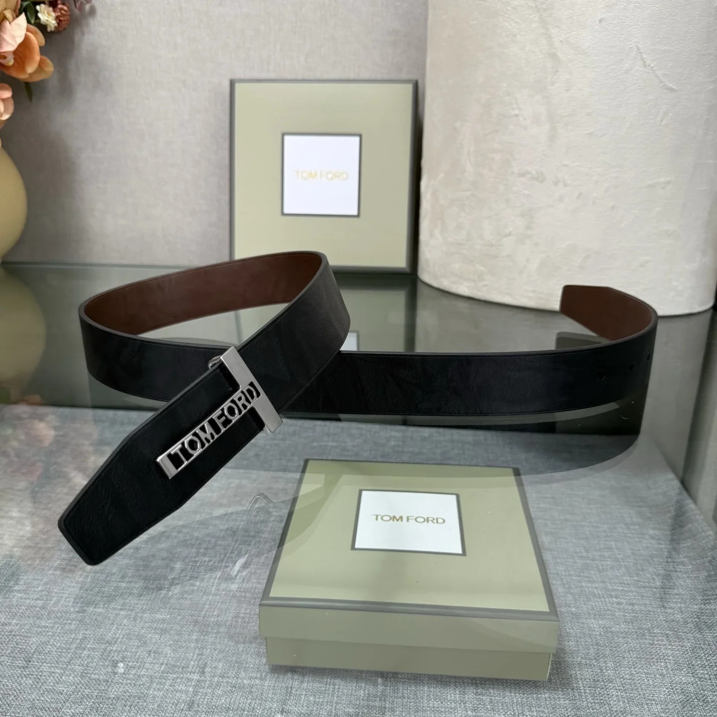 TOM FORD Belts Calf Leather 170202607050784 - Image 5