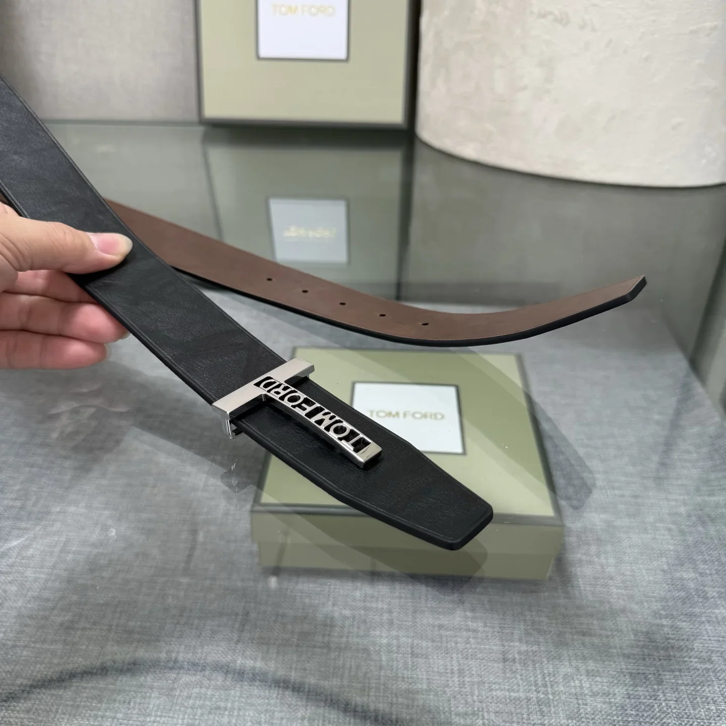 TOM FORD Belts Calf Leather 170202607050784 - Image 6
