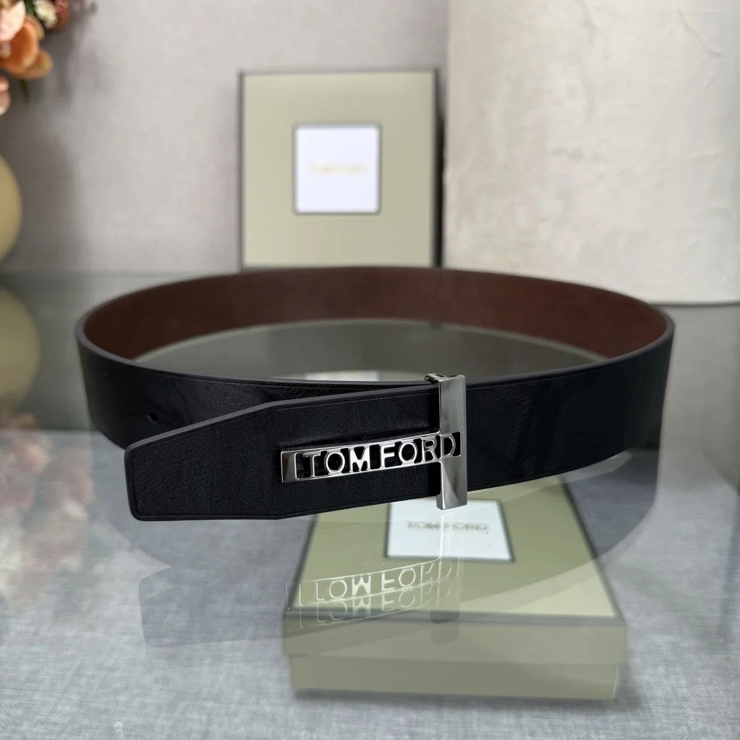 TOM FORD Belts Calf Leather 170202607050784 - Image 7