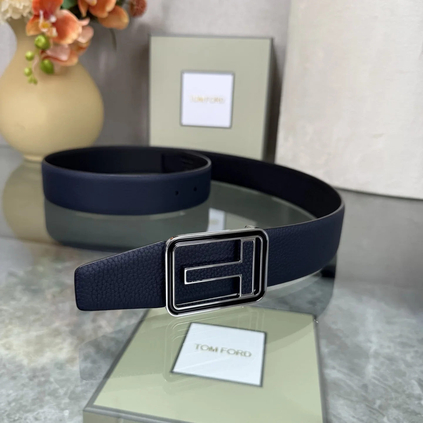 TOM FORD Belts Calf Leather 170202607050800 - Image 9