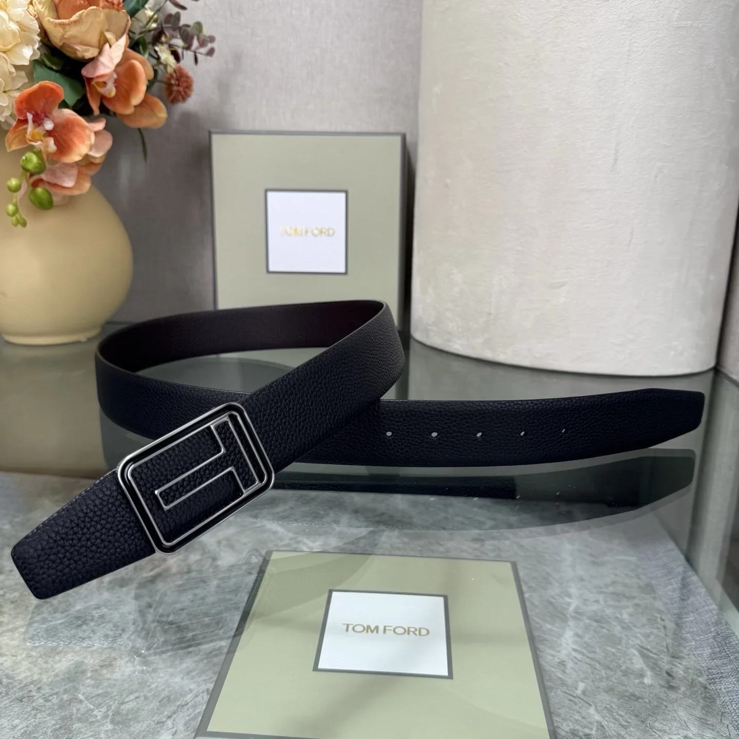 TOM FORD Belts Calf Leather 170202607050801 - Image 4