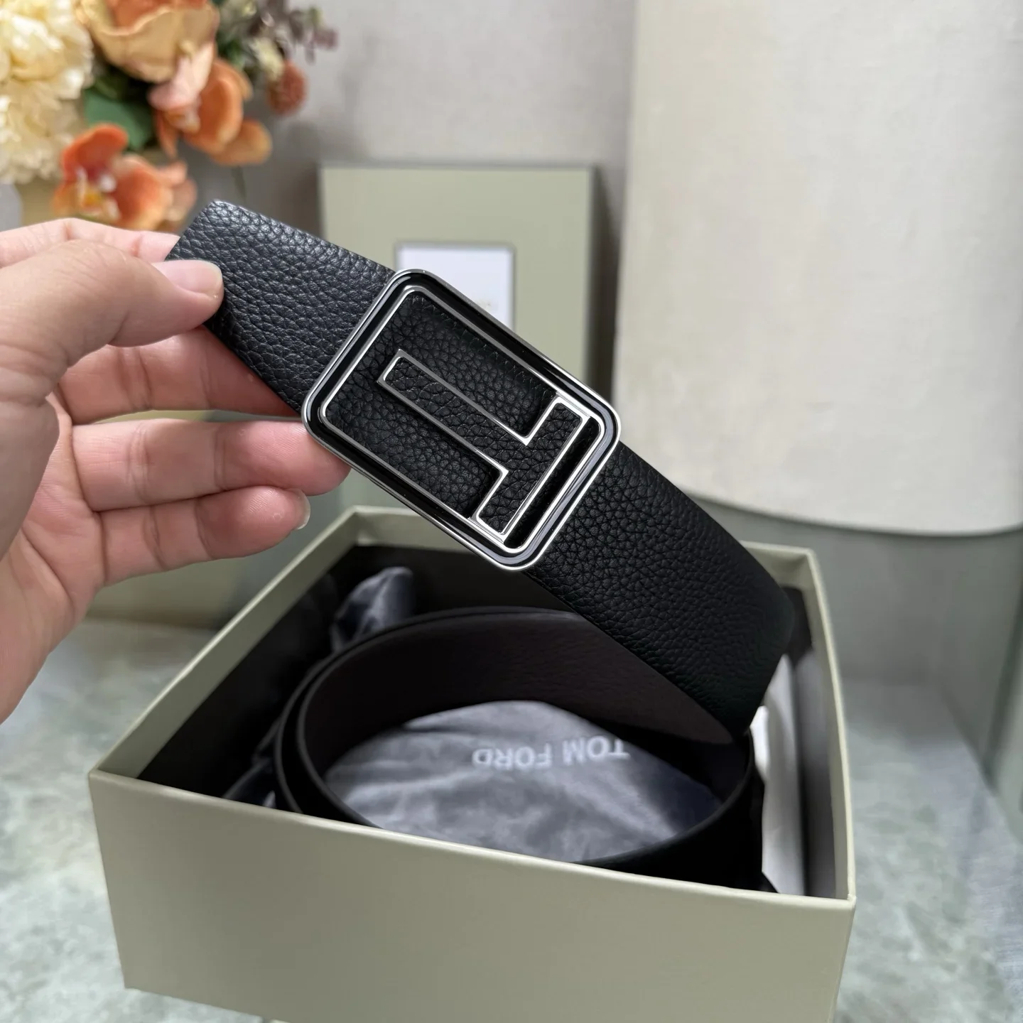 TOM FORD Belts Calf Leather 170202607050801 - Image 8