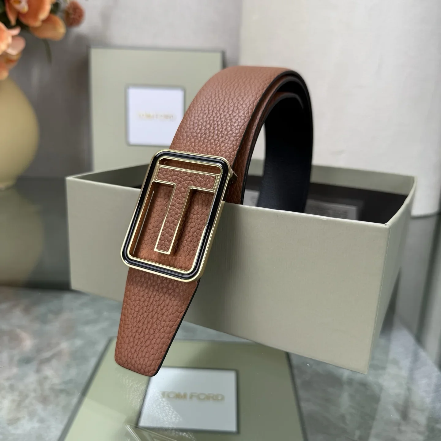 TOM FORD Belts Calf Leather 170202607050802 - Image 3
