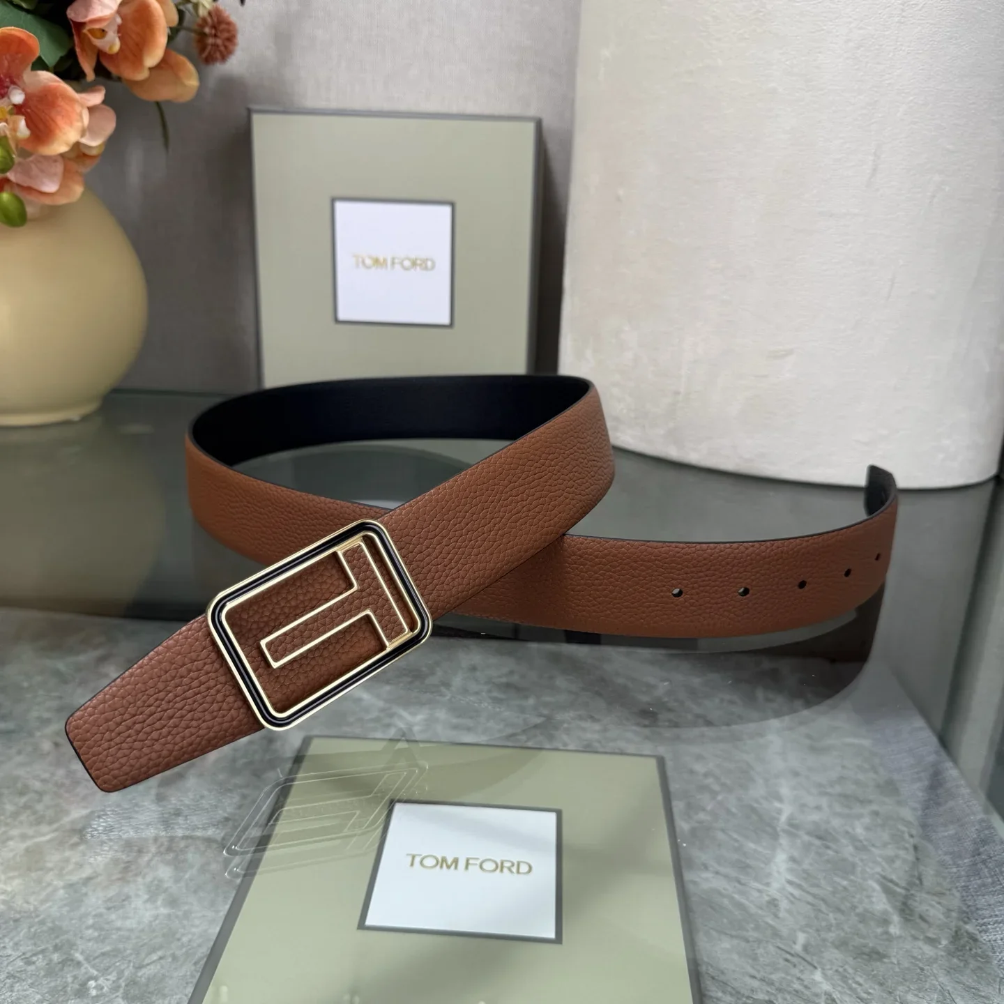 TOM FORD Belts Calf Leather 170202607050802 - Image 6