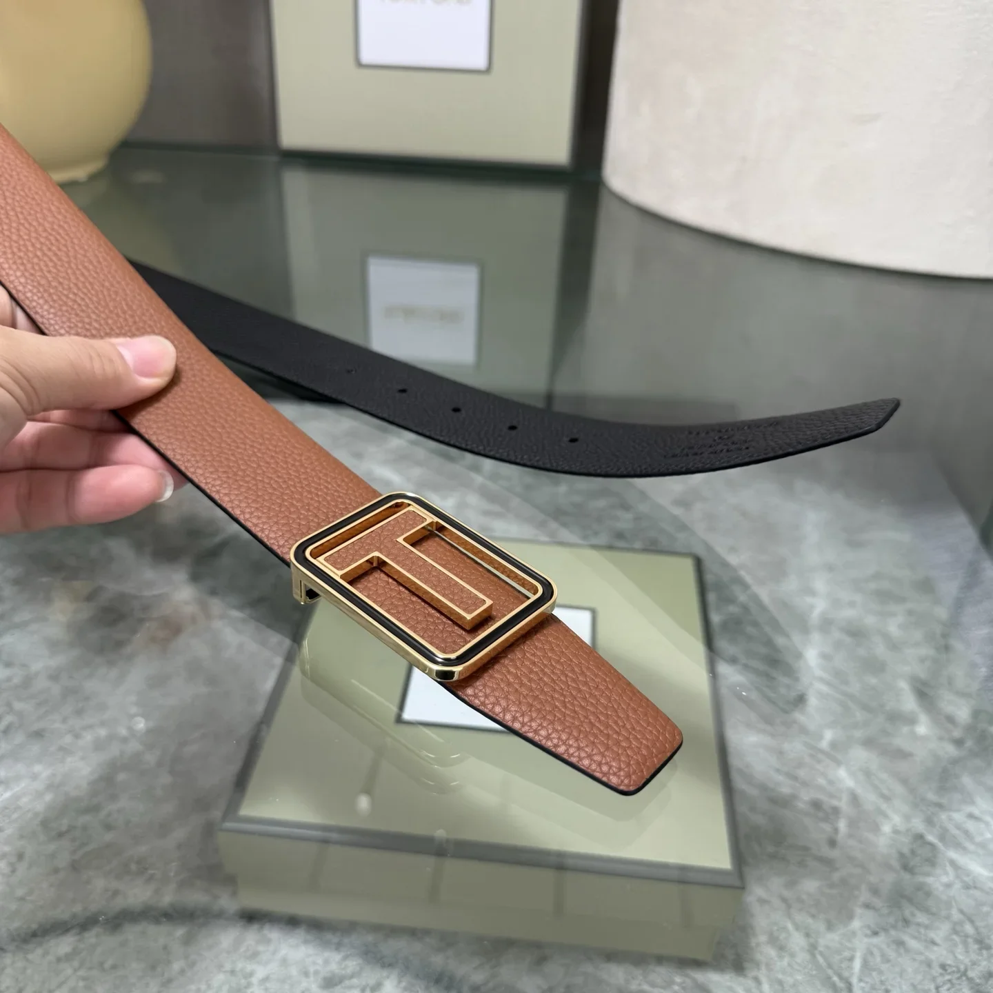 TOM FORD Belts Calf Leather 170202607050802 - Image 7