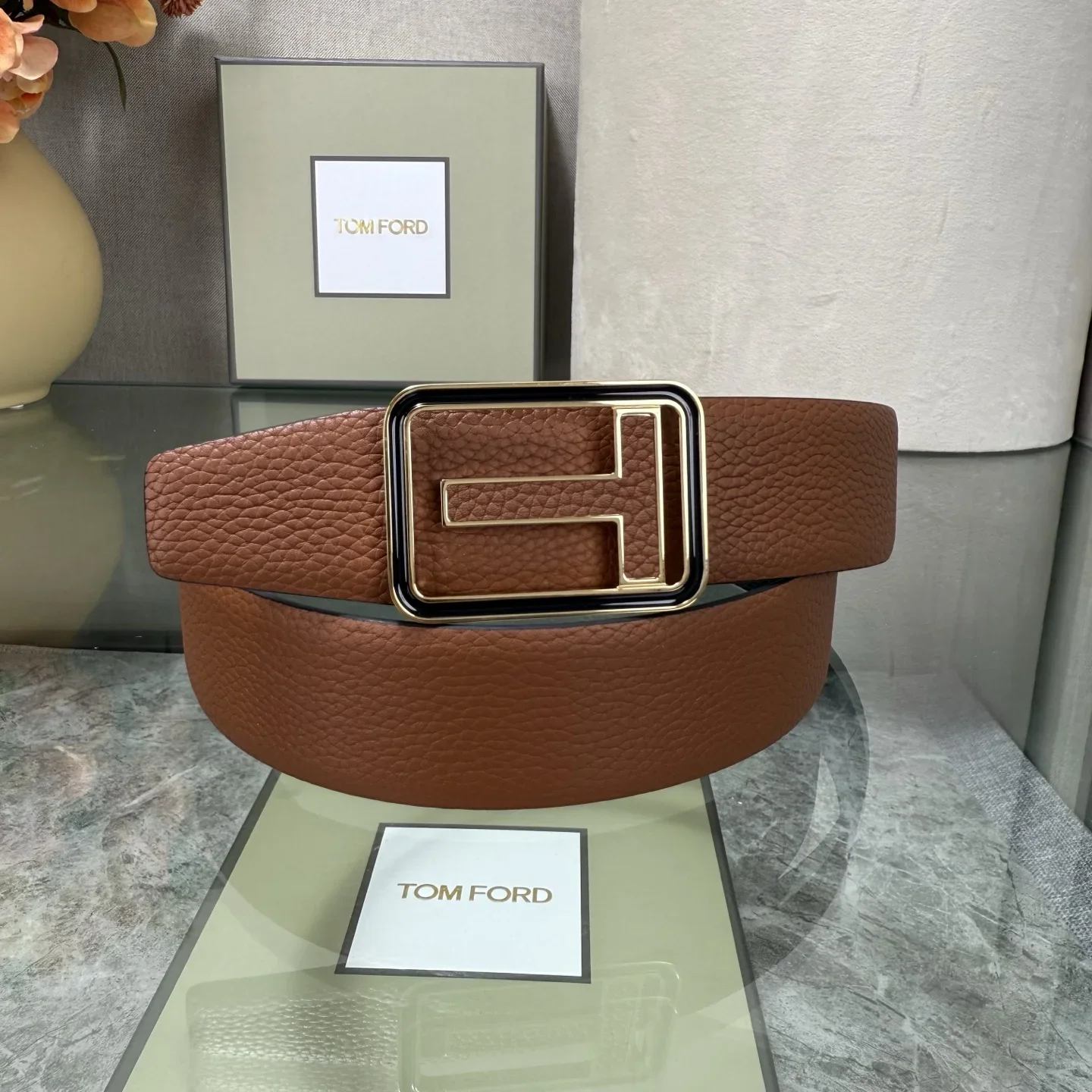 TOM FORD Belts Calf Leather 170202607050802 - Image 8