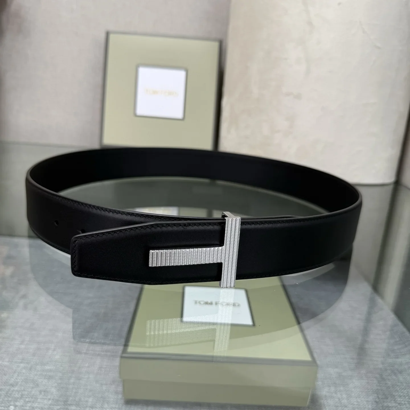 TOM FORD Belts Calf Leather 170202607050803 - Image 3