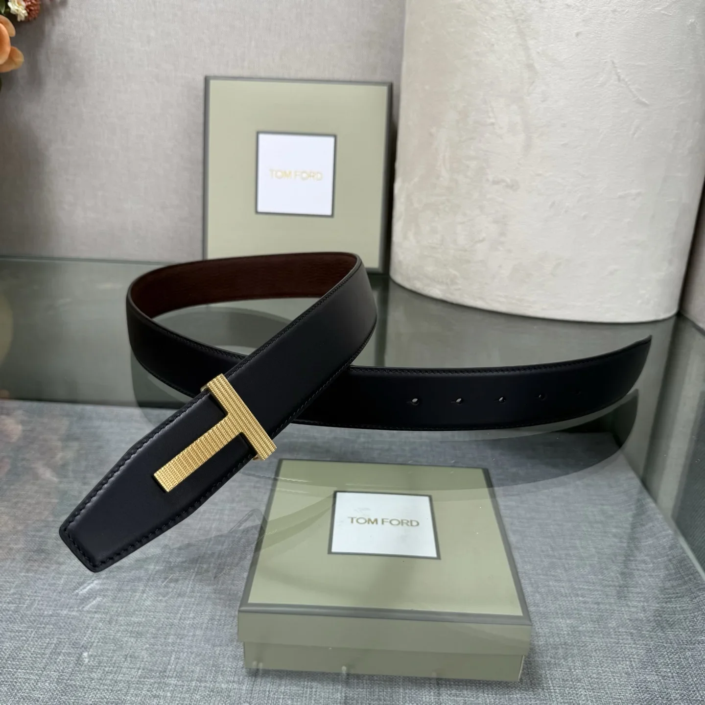 TOM FORD Belts Calf Leather 170202607050804 - Image 4