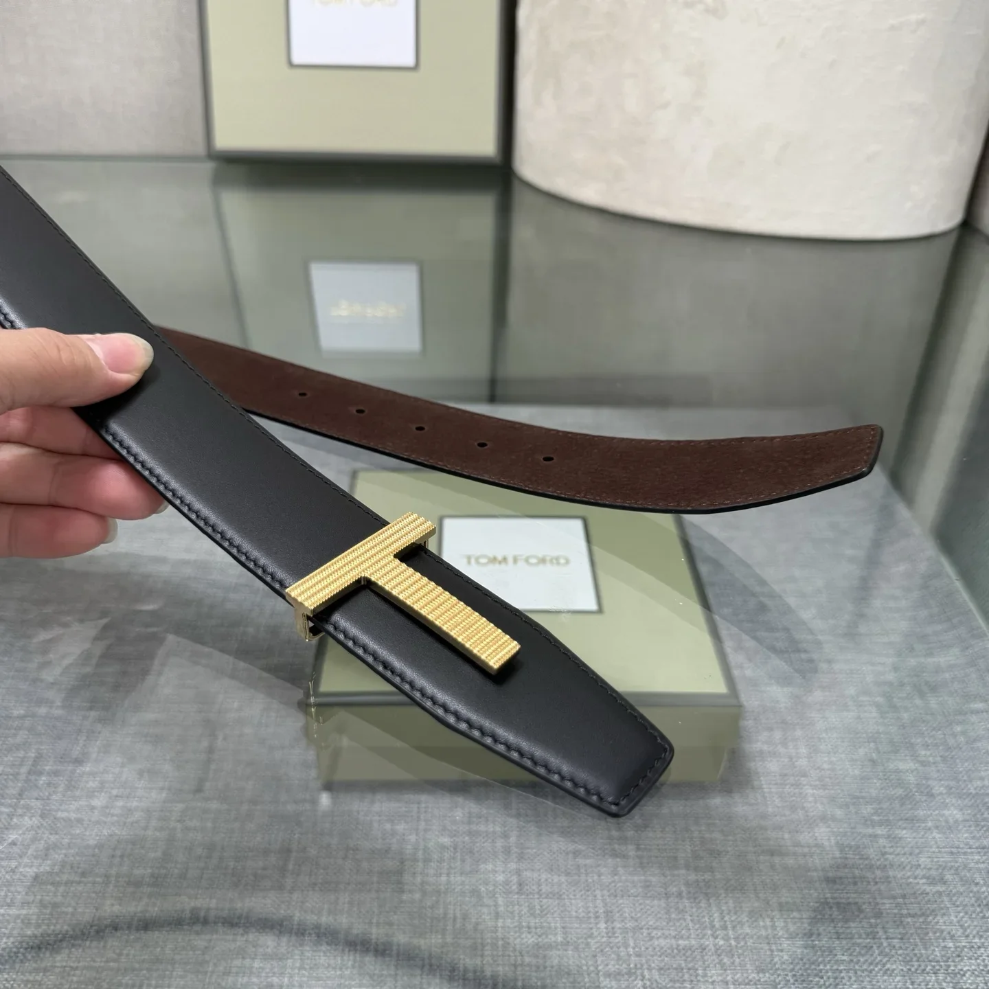 TOM FORD Belts Calf Leather 170202607050804 - Image 5